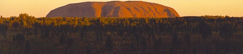 Sunset on Ayer's Rock (Uluru)